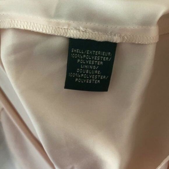 Ralph Lauren Dress Women's Size 10 Peach Blush Midi Summer - Picture 7 of 8